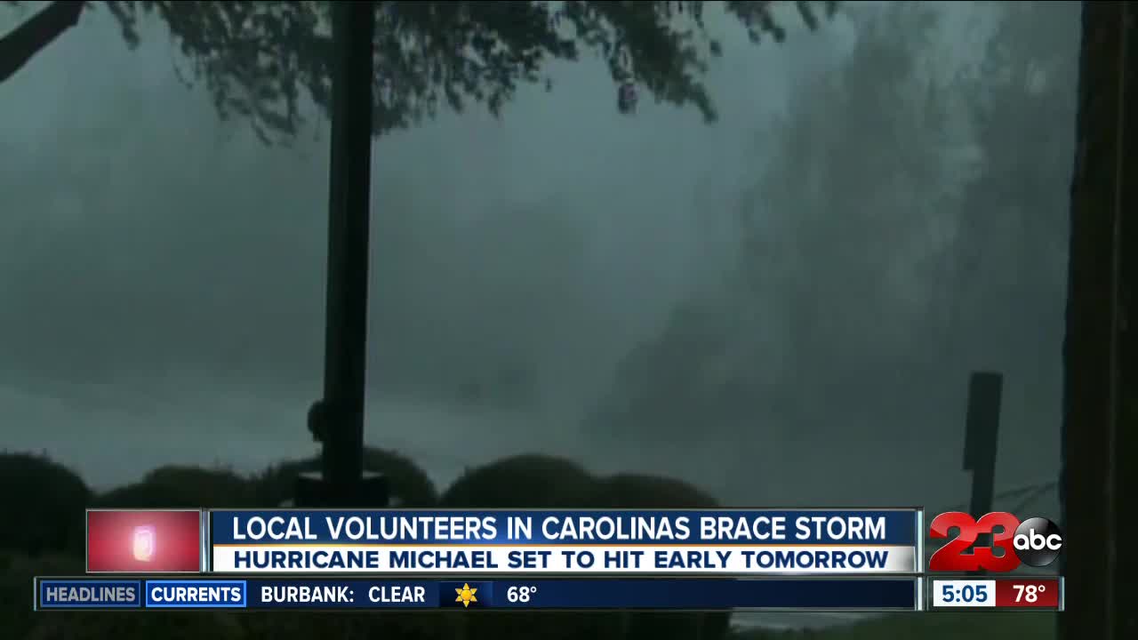 Local volunteers in North Carolina prepare for storm