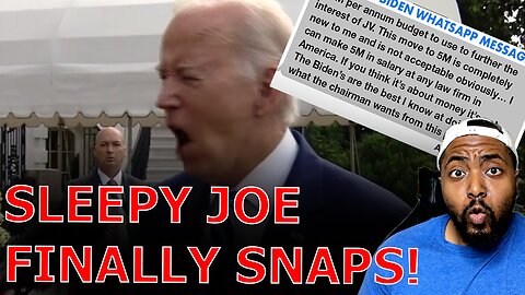 Joe Biden SNAPS After Being Confronted On Hunter Biden Crimes As More BOMBSHELL Text Messages LEAK!