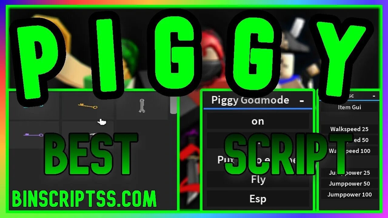 ROBLOX Piggy Script - LOTS OF FEATURES *PASTEBIN 2023*