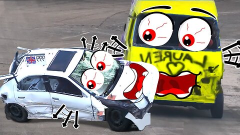 Car Crash Compilation 2021 | Funny Animation | Lucky Doodles