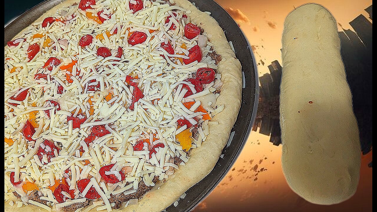 WHAT REAL HOMEMADE 'PIZZA' LOOKS LIKE COMING OUT OF THE OVEN