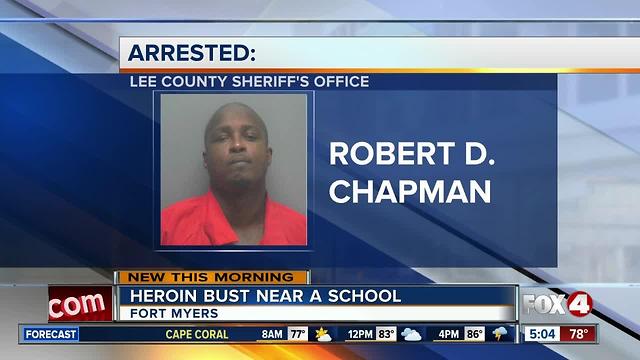 Lee deputies arrest man they say was selling heroin near school