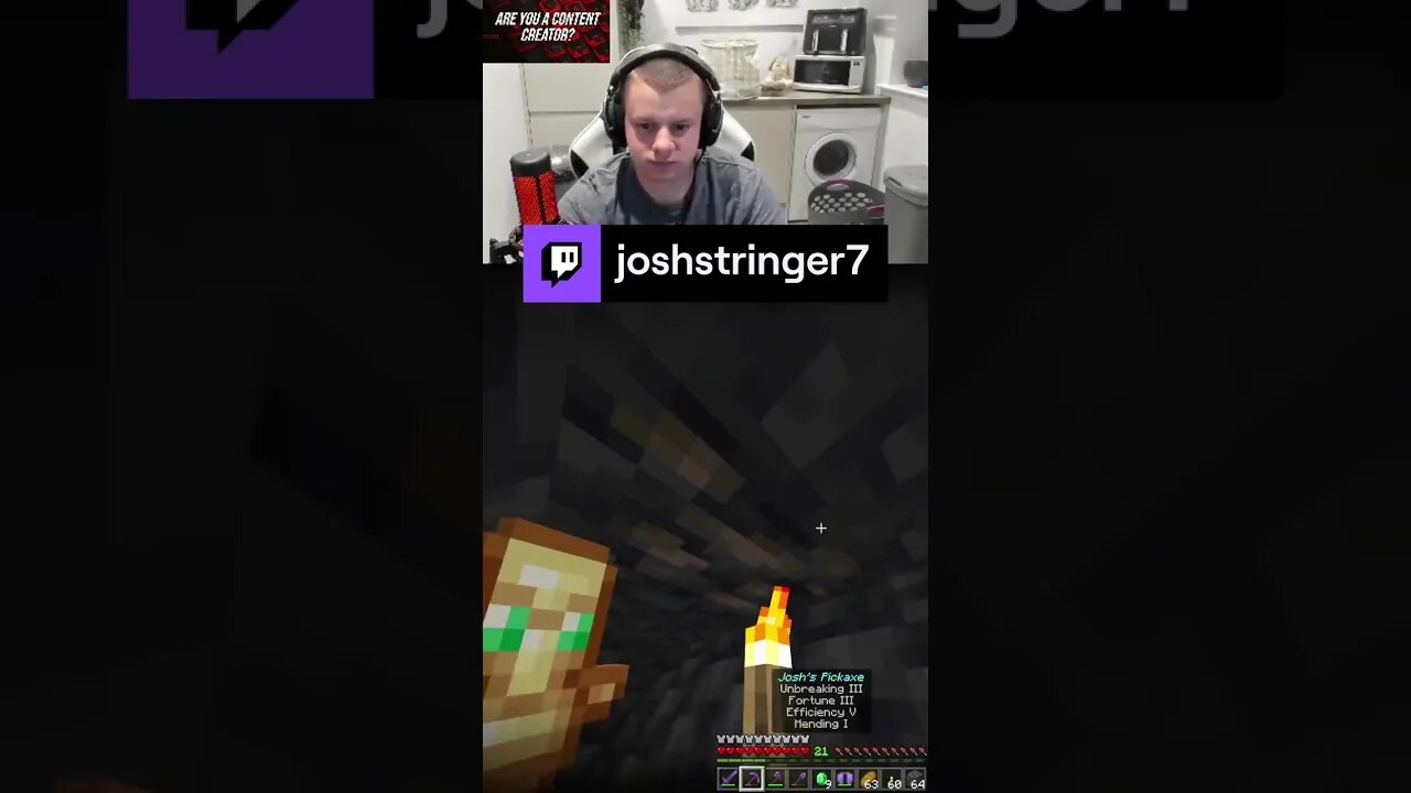 surely no? 😱😂#5tringer #minecraft #minecraftpocketedition #twitch