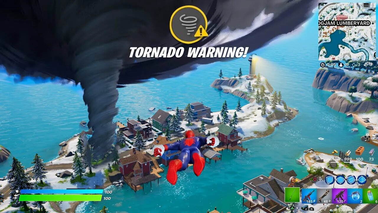 NEW FORTNITE TORNADO GAMEPLAY EARLY!