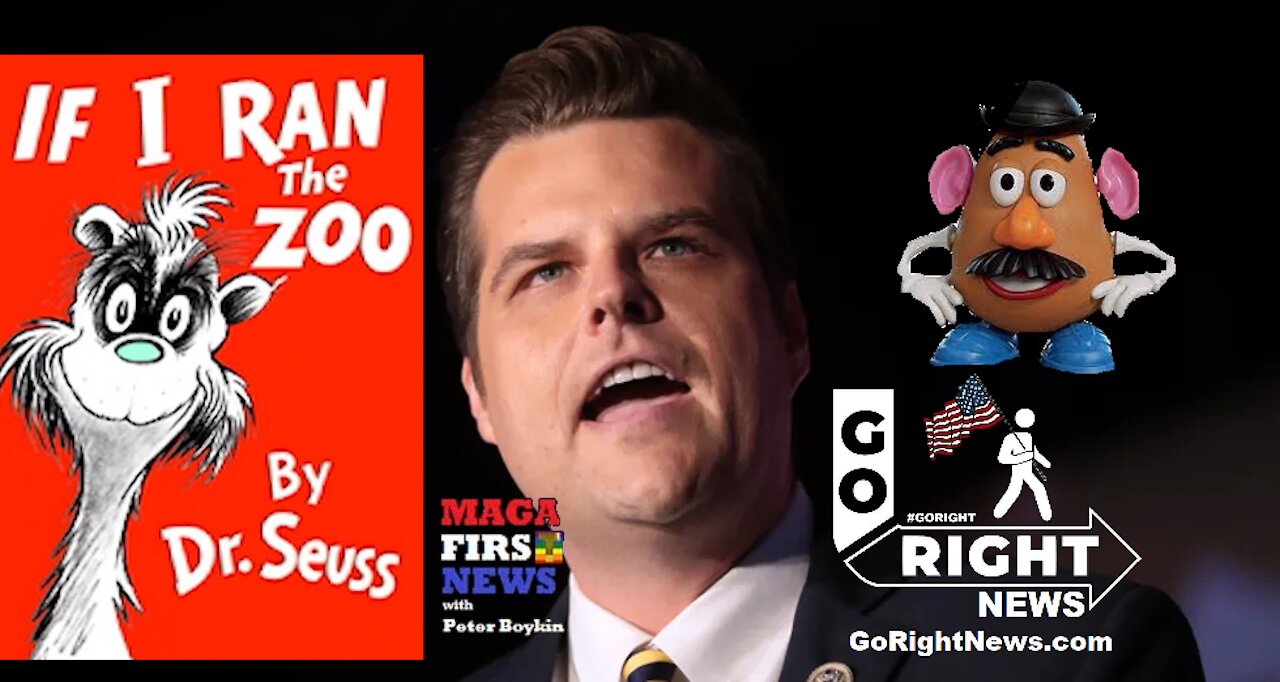 WHILE YOU WERE BEING DIVERTED BY DR. SEUSS AND NOW THE LIES ABOUT MATT GAETZ