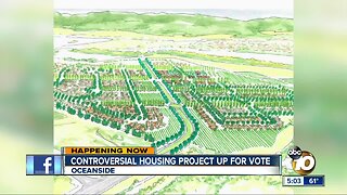 Controversial Oceanside housing project up for vote