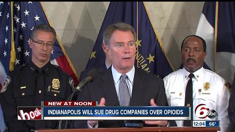 Indianapolis to sue opioid manufacturers, distributors