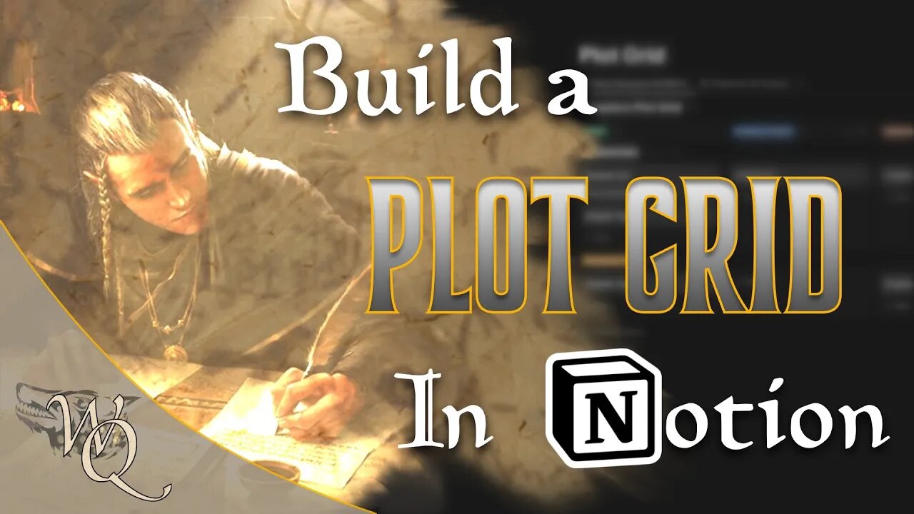 How writers can build a Plot Grid using Notion to outline their novels