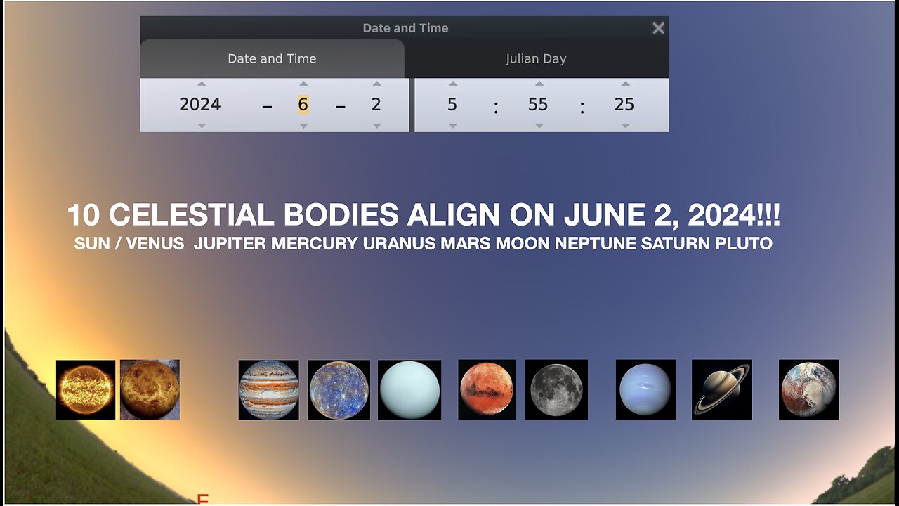 IRAN PRESIDENT DEATH WAS DAY 40 FROM ECLIPSE - 10 PLANET ALIGNMENT JUNE 2, 2024!!!