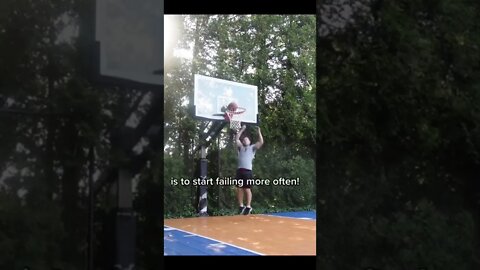 Failing more often is sometimes the only way to succeed