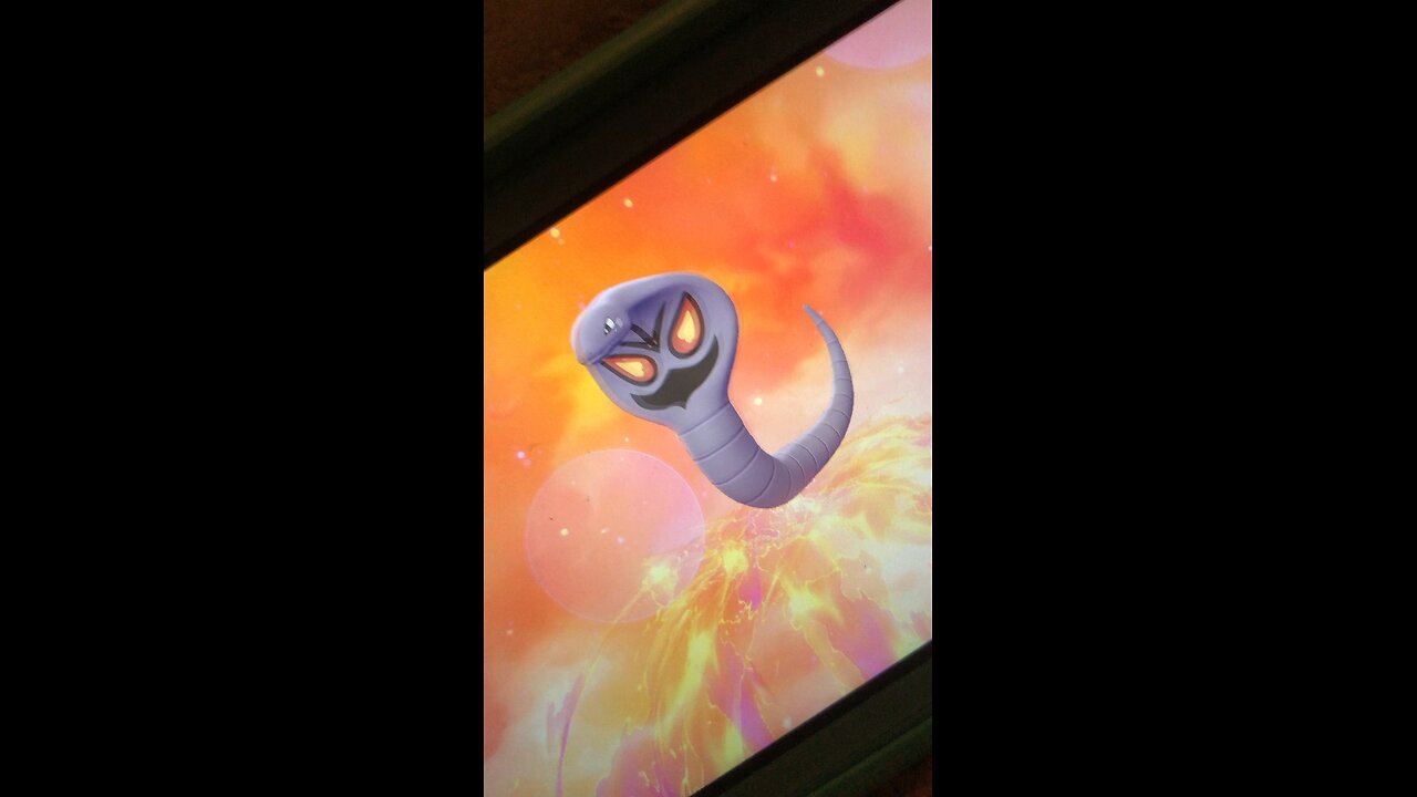 Ekans has evolved! (I didn’t get to record the entire thing)