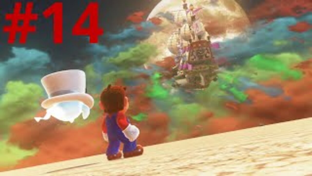 Off to the Moon| Super Mario Odyssey #14