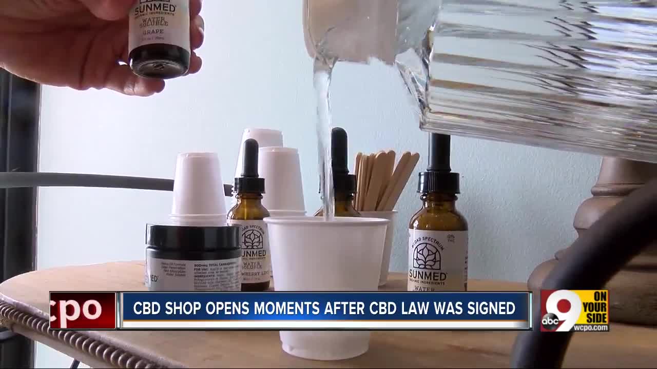 CBD shop opens moments after CBD became legal