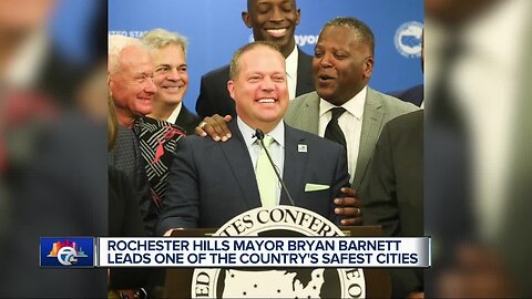 Rochester Hills Mayor Bryan Barnett leads one of the country's safest cities