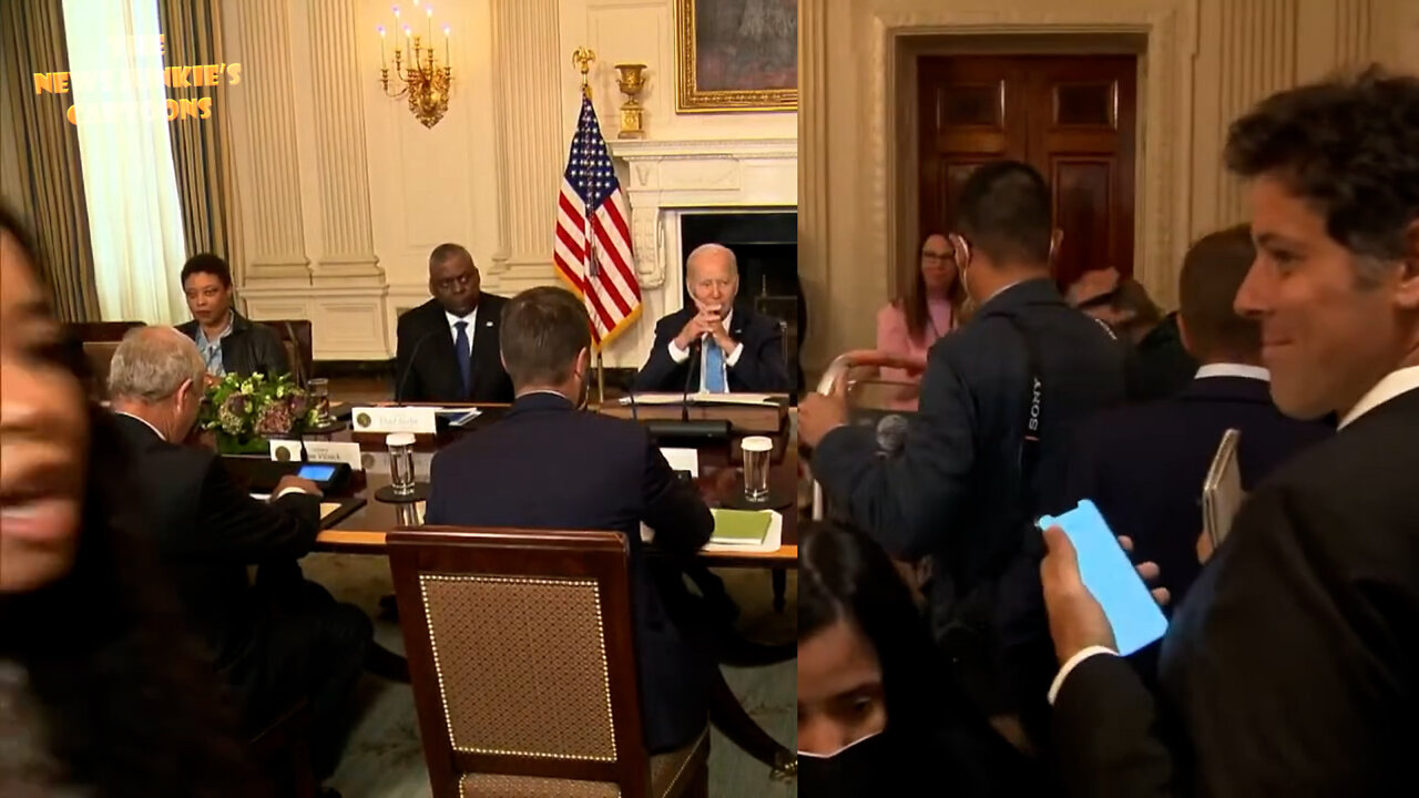 Biden to the press: It's all good, get out.