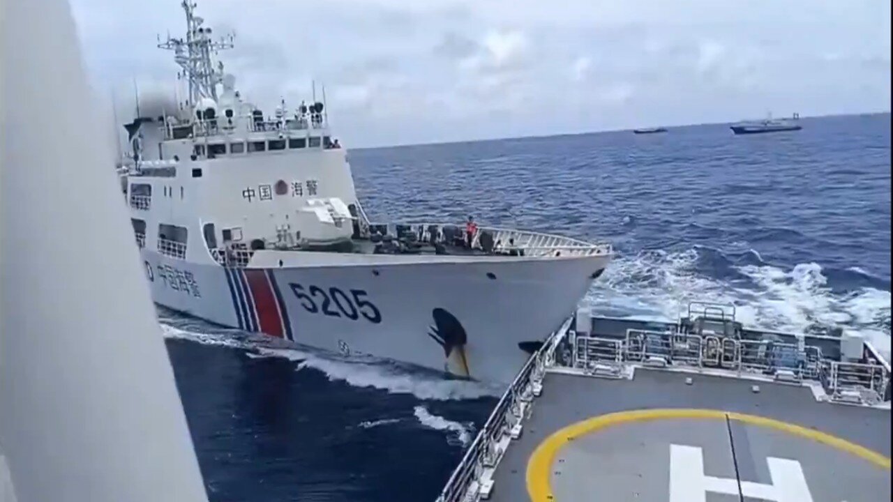 Chinese Coast Guard "Deliberately" Rams Philippine Ship at Escoda Shoal