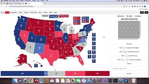 New Presidential Election Map Trump vs Harris 270towin | Latest US Election News