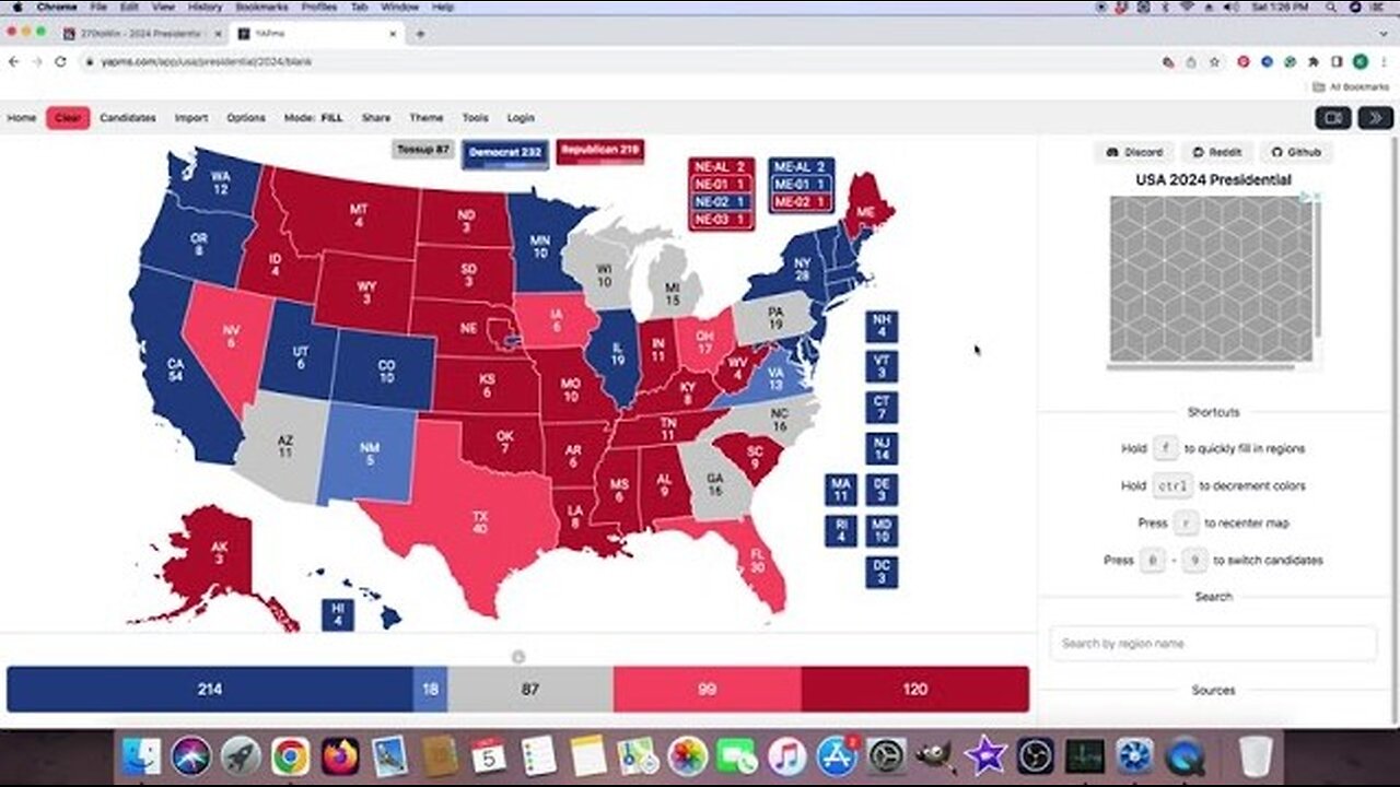 New Presidential Election Map Trump vs Harris 270towin | Latest US Election News