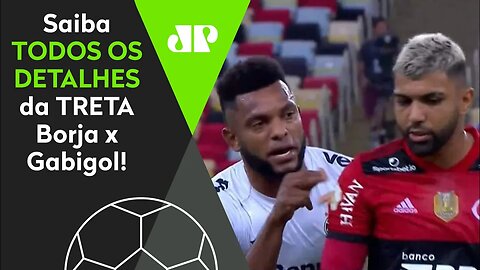 "VOCÊ FEZ..." OLHA o que Borja falou a Gabigol na TRETA em Flamengo x Grêmio!