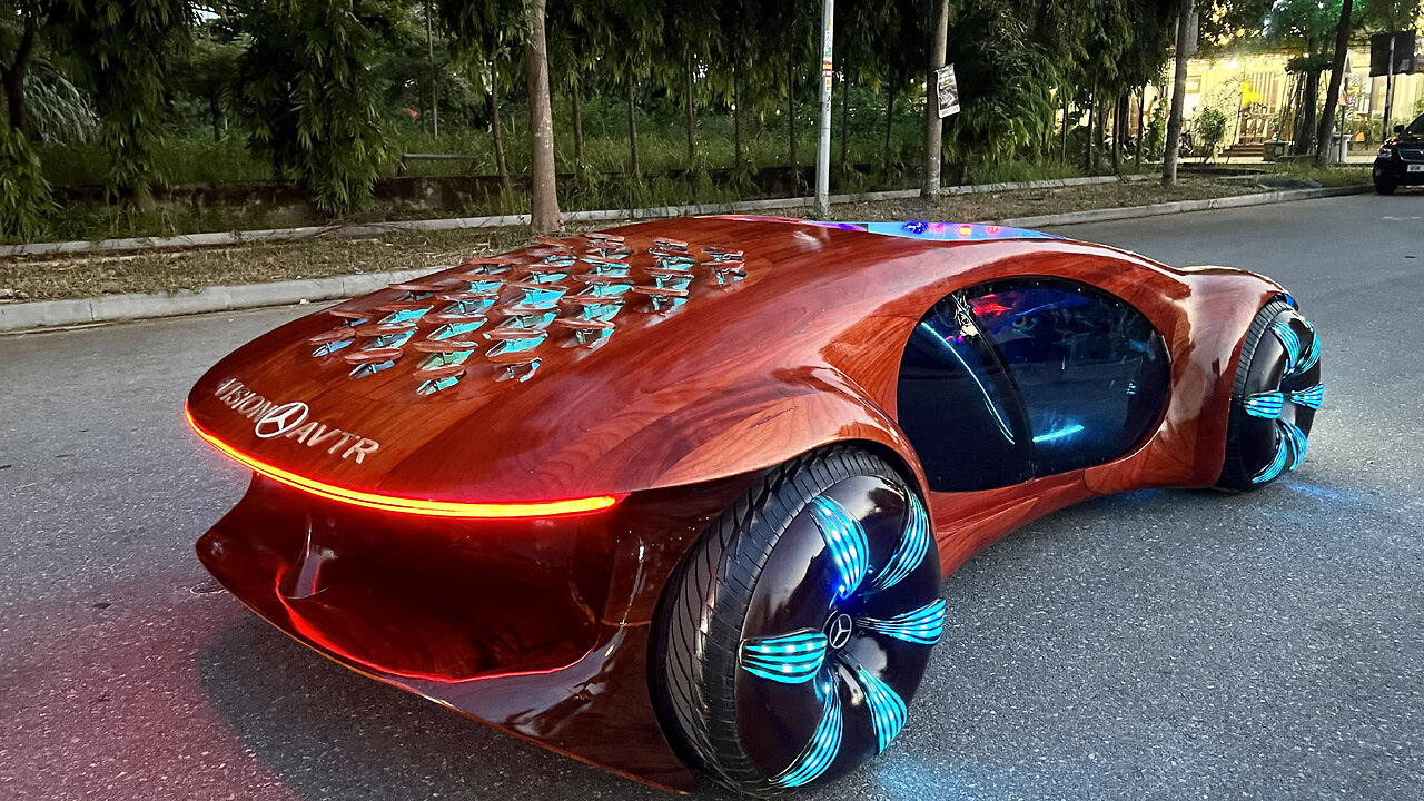 Father Building A Mercedes Vision AVTR For Son's Birthday