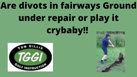 Fairway divots are the devil!