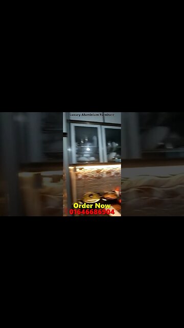 Aluminum Furniture - kitchen cabinet - Luxury Aluminium Furniture & Interior Solution - #shorts - 6