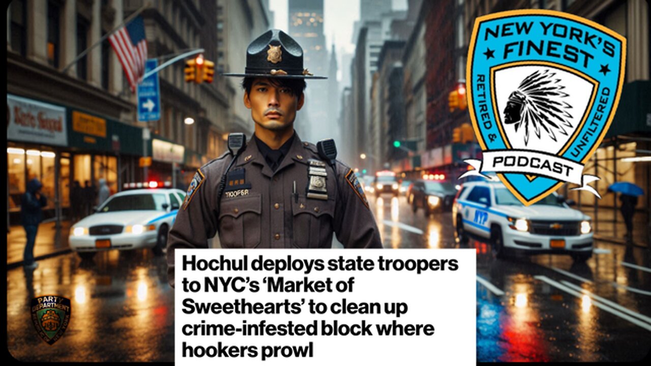 New York State Troopers Deployed To A Crime Infested Block in Jackson Heights Queens