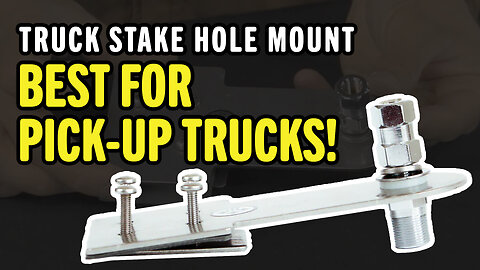 Pickup Truck Stake Hole CB Antenna Mount