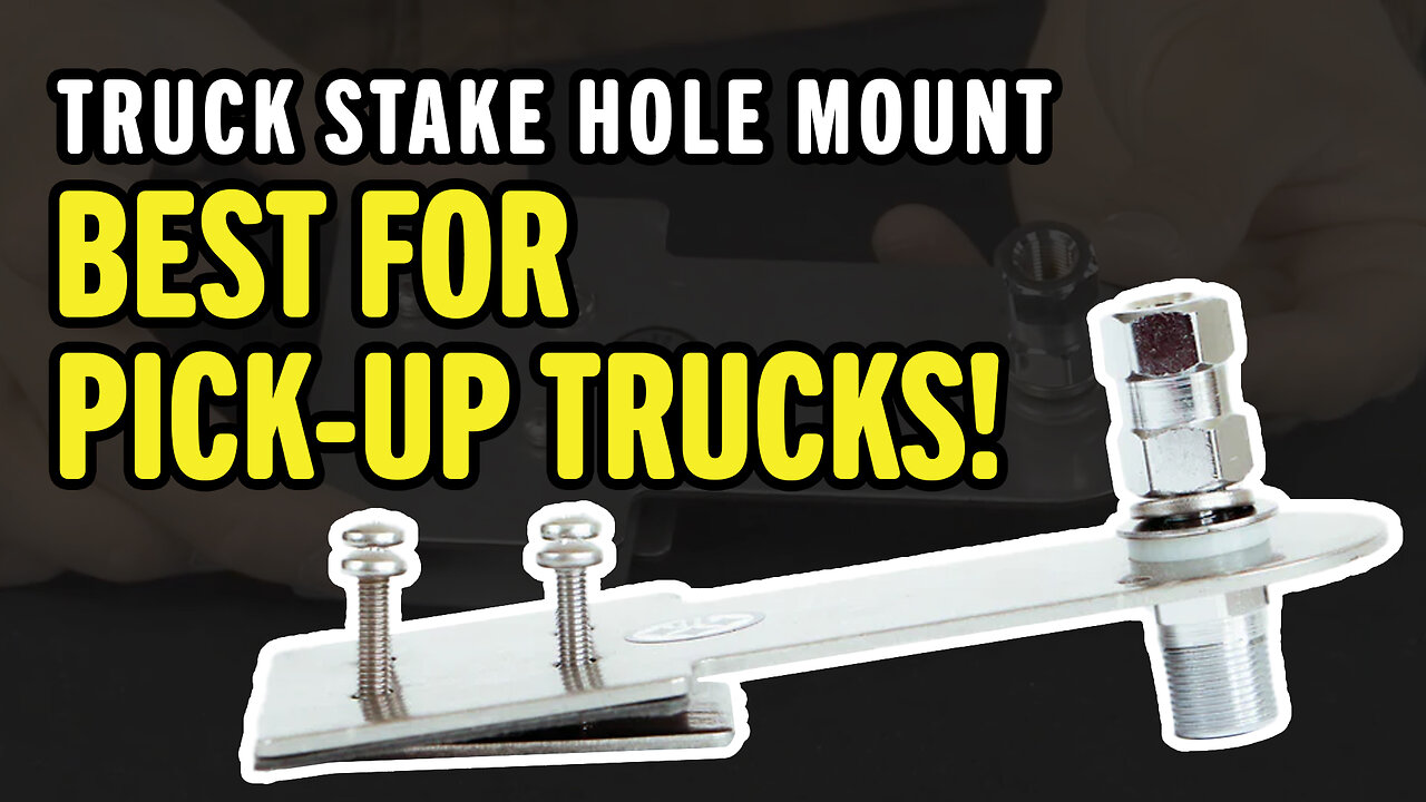 Pickup Truck Stake Hole CB Antenna Mount