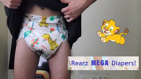 Rearz MEGA Adult Diaper FIRST REACTION and Review!