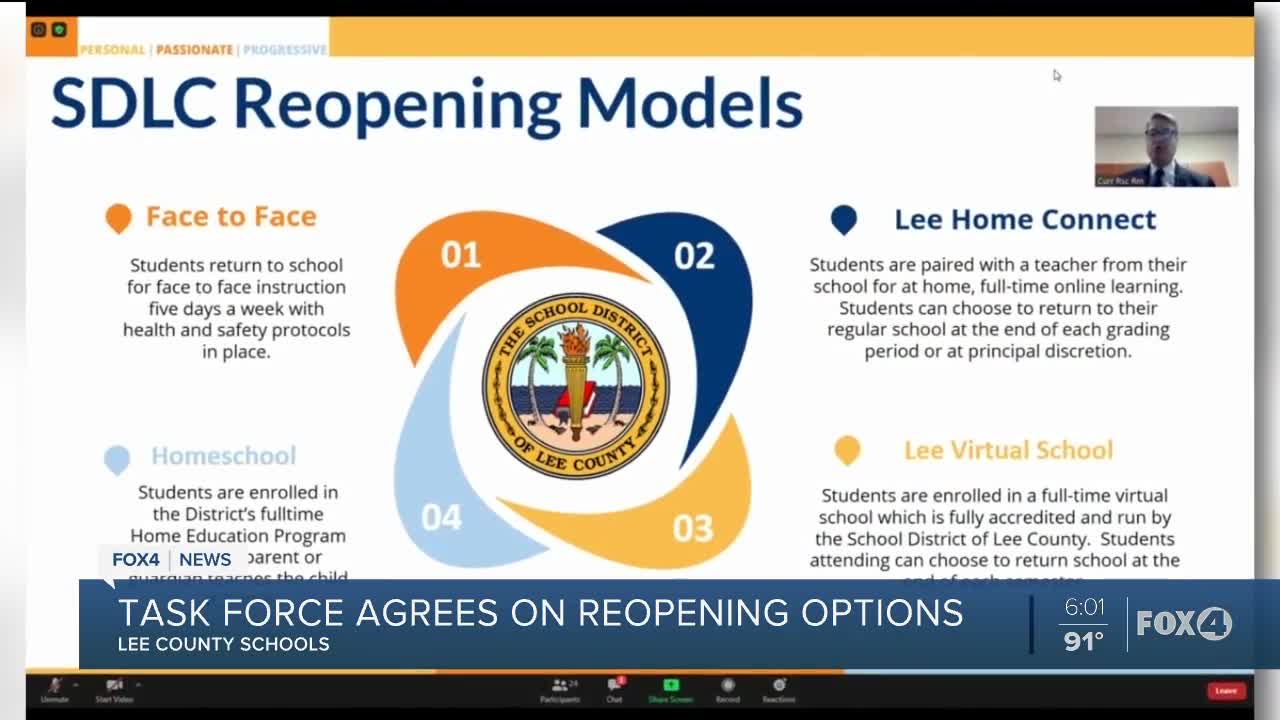 The Lee County School Board moves forward with 'task force' plan