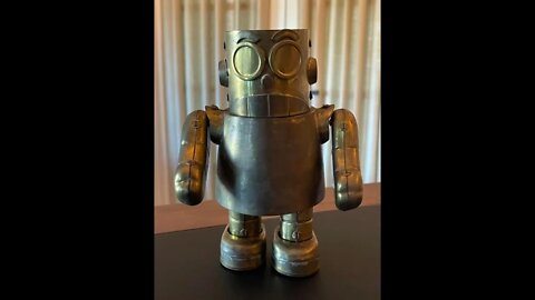 WOW! 🙀 Brass Prototype Borot Robot The only Metal Version Ever Made!