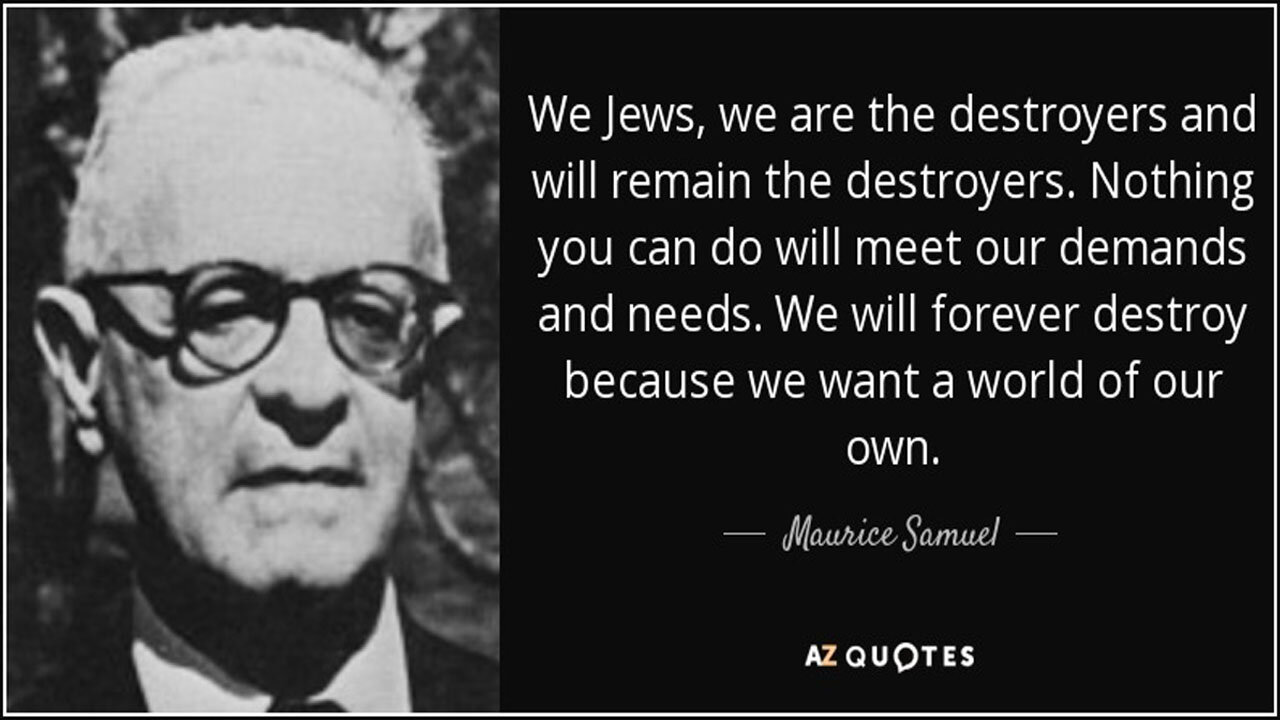 Jews - In their own Words (Why they are Historically Hated and kicked out of 109 Countries) ✡️