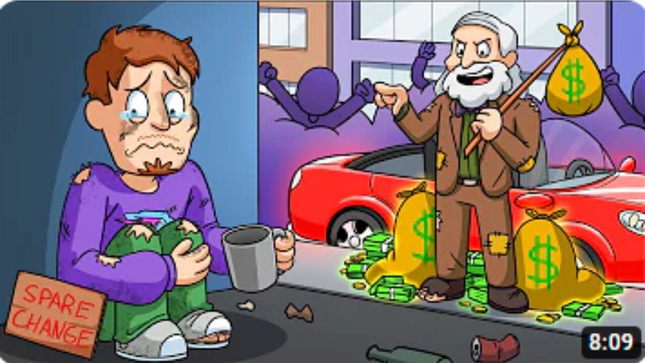MR. BEAST, but the ROLES are REVERSED_! (Cartoon Animation)