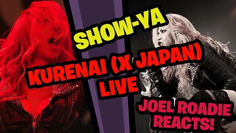 SHOW-YA - 紅/KURENAI (X JAPAN cover) Live - Roadie Reacts