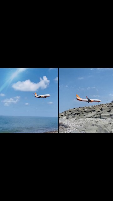 Beautiful view of a skilled pilot