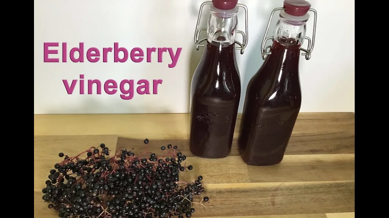 How to make Elderberry Vinegar | recipe