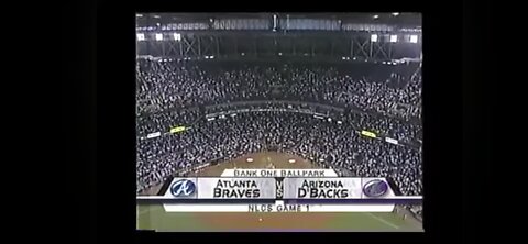 2001 NLCS Game 1 Diamondbacks vs Braves