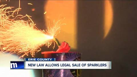 Certain fireworks now legal to buy in Erie County