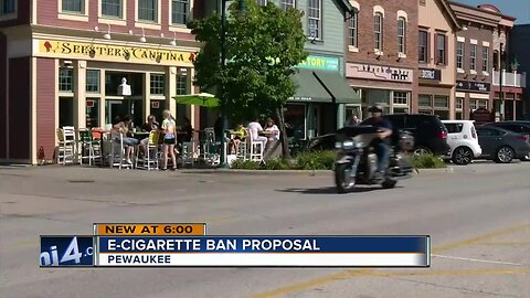 Pewaukee is looking to ban e-cigarettes