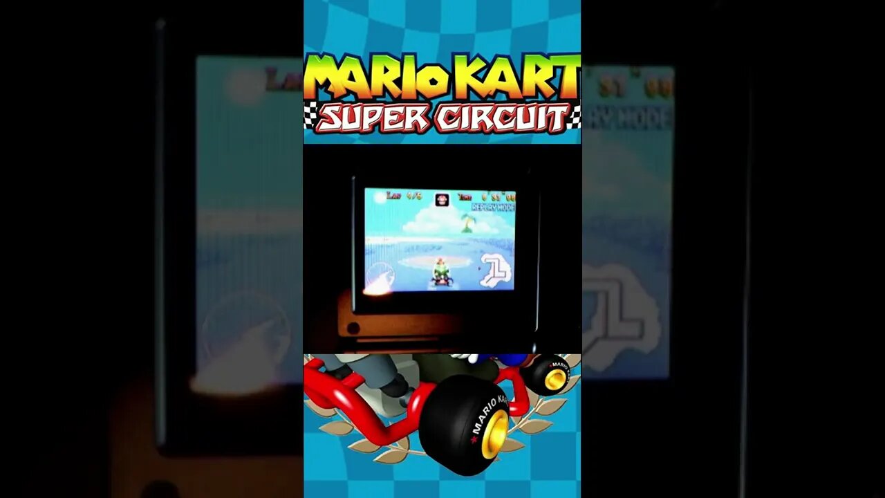 Mario Kart Super Circuit - SNES Koopa Beach 2 - 0:47.58 5-Lap