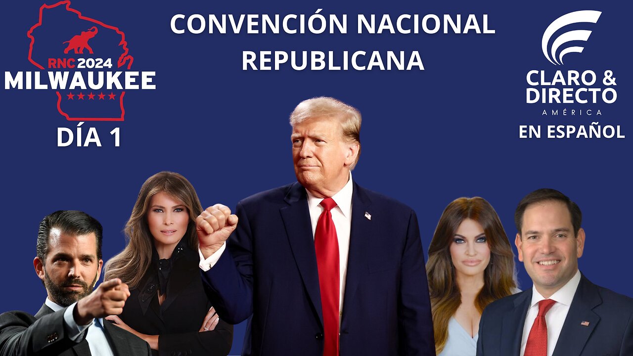 🔴 EN VIVO: Convención Nacional Republicana EN ESPAÑOL Día 1 #Milwaukee