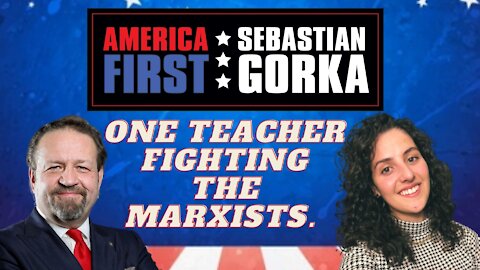 One teacher fighting the Marxists. Lilit Vanetsyan with Sebastian Gorka on AMERICA First