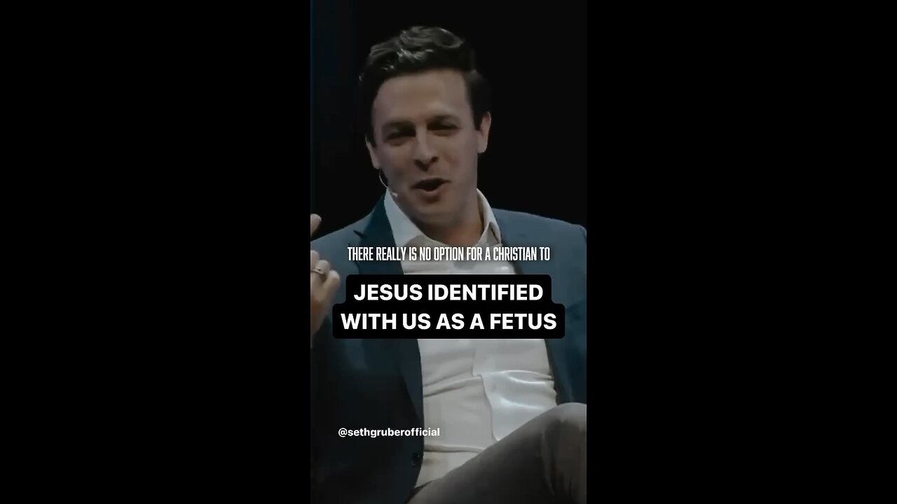 JESUS IDENTIFIED WITH US AS A FETUS