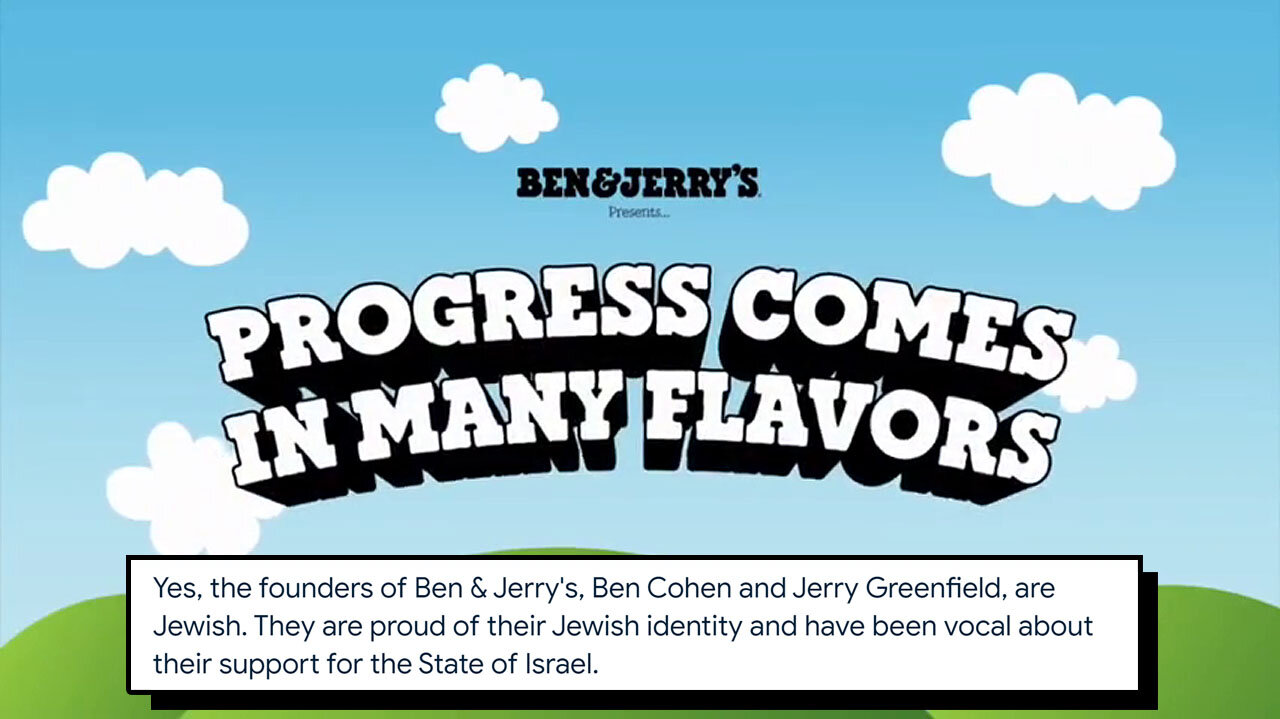 Ben & Jerry's Ice Cream is run by 2 Jewish, Homosexual men who push/fund Cultural Marxism! ✡️🍨☭