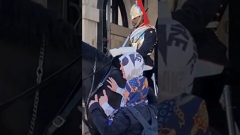 Karen gets in the photos #horseguardsparade