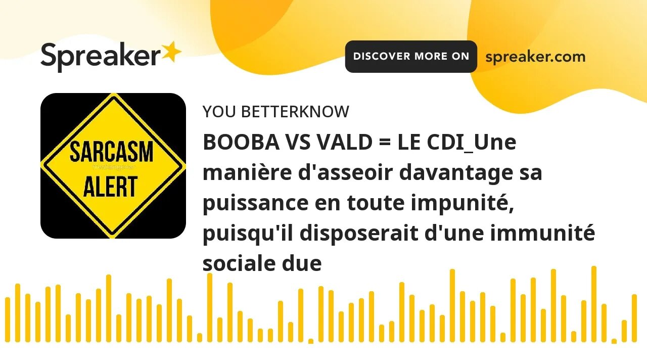 BOOBA VS VALD = LE CDI_Une manière d'asseoir davantage sa puissance en toute impunité, puisqu'il dis