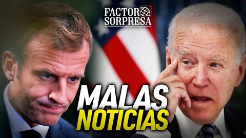 Macron anuncia malas noticias a Biden en medio de la G7