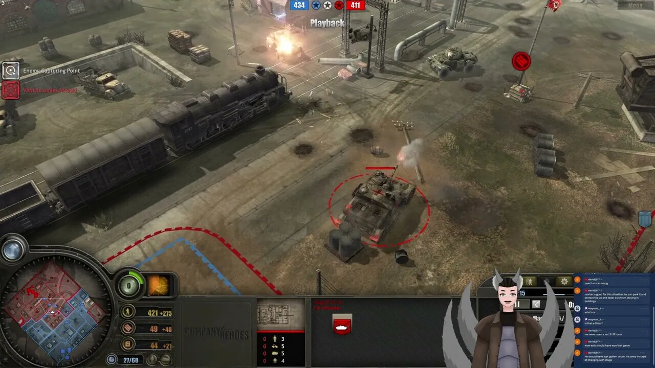 Death Machine (US) vs I'm Chinese (Wehr) || Company of Heroes 1