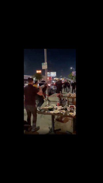 SHOCKING Footage From California - Thugs Attack Jewish People in Streets